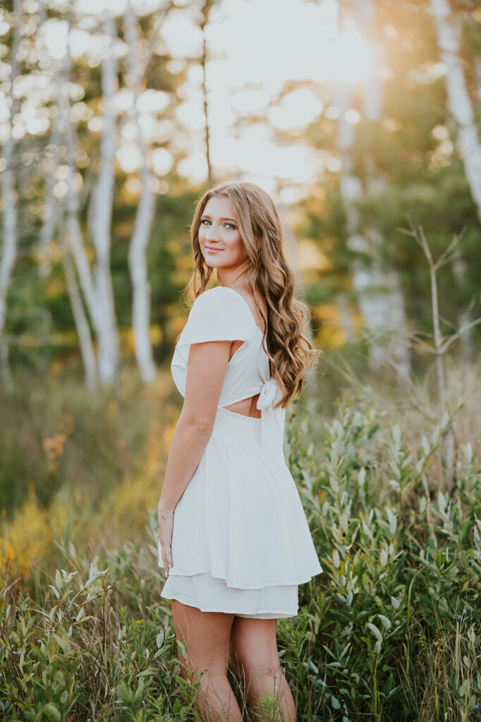 Senior Session at golden hour