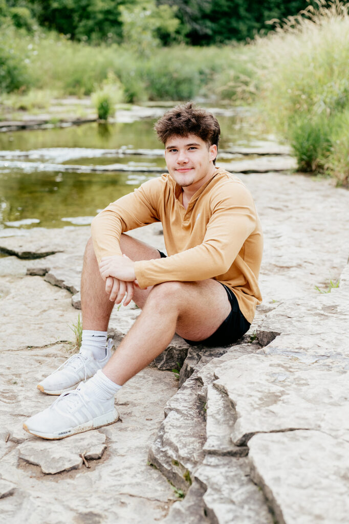 Boy Senior Session in Wisconsin